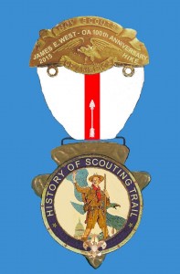 JamesWestHostHikeMedal